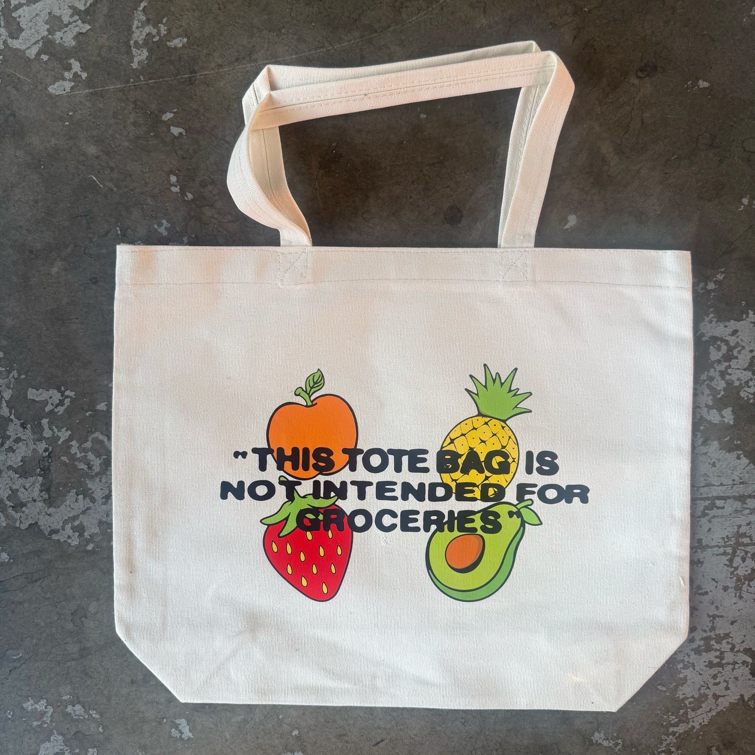 Rosie Prints LA tote bag back