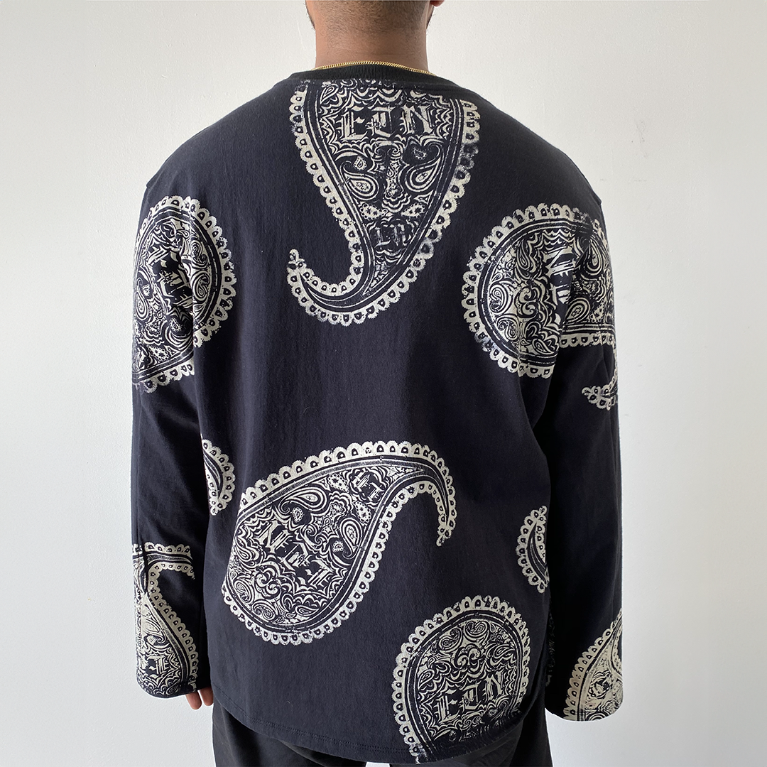 all over print discharge rosie prints la